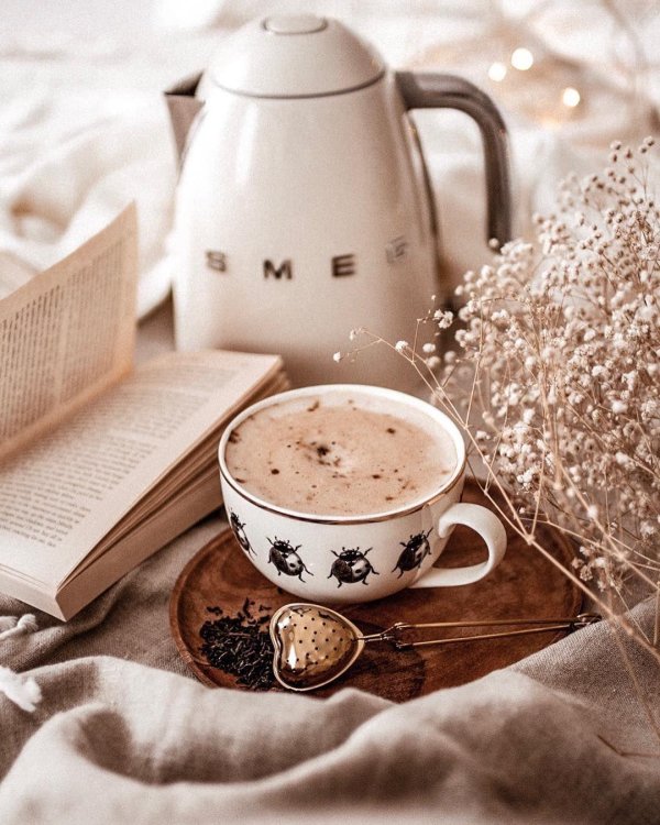 Зима чай кофе