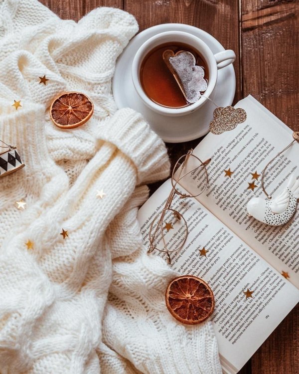 Зима чай кофе