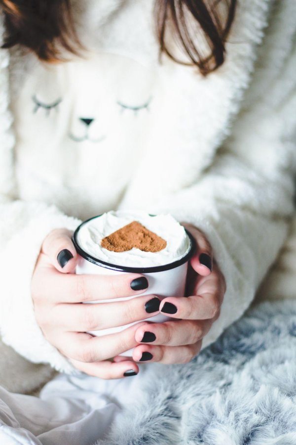 Зима чай кофе