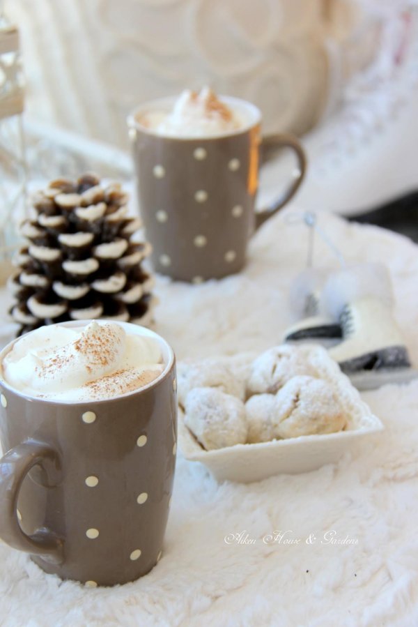 Зима чай кофе