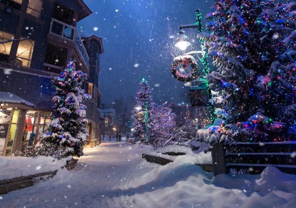 Ночного города зима