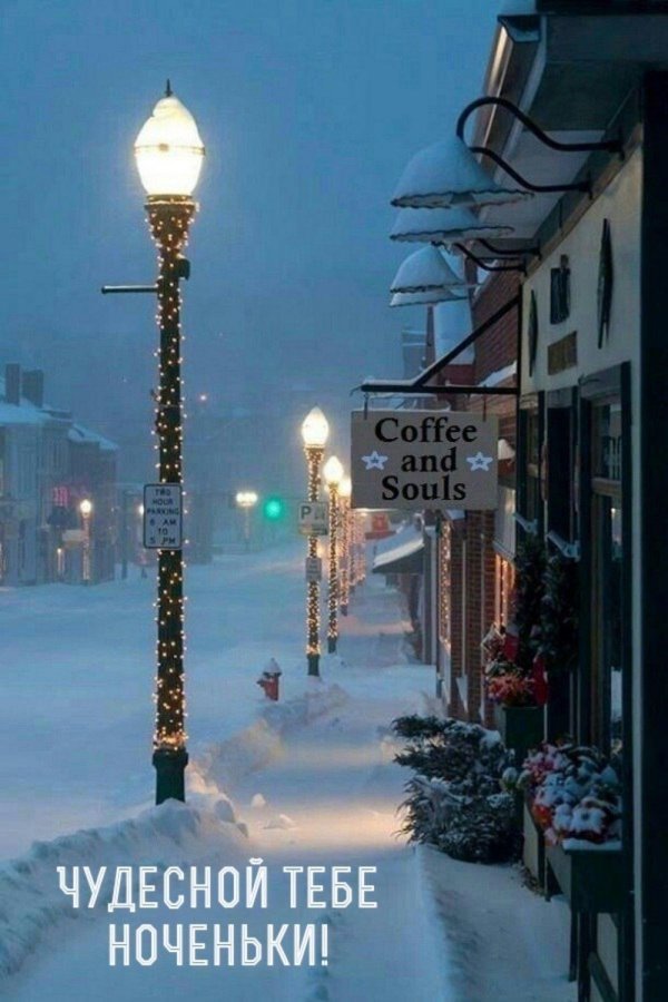 Ночного города зима