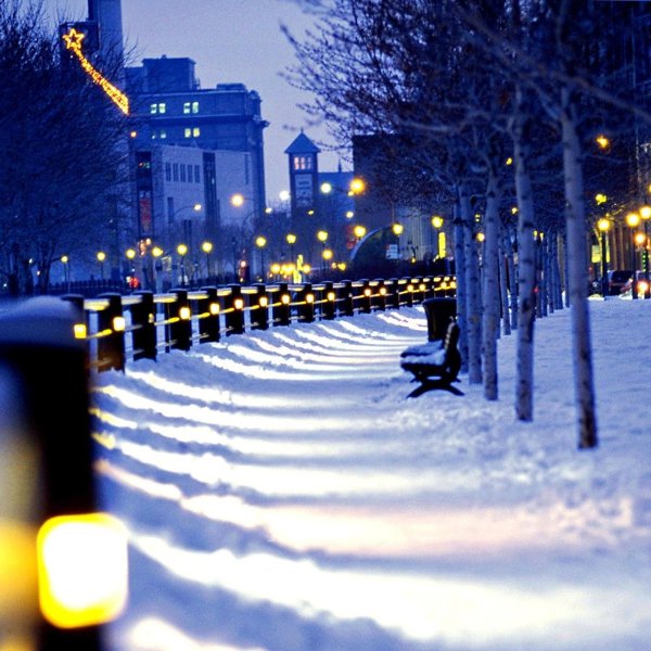 Ночного города зима