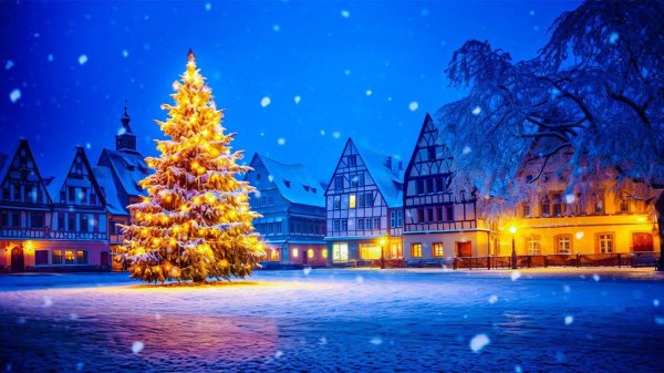 Ночного города зима