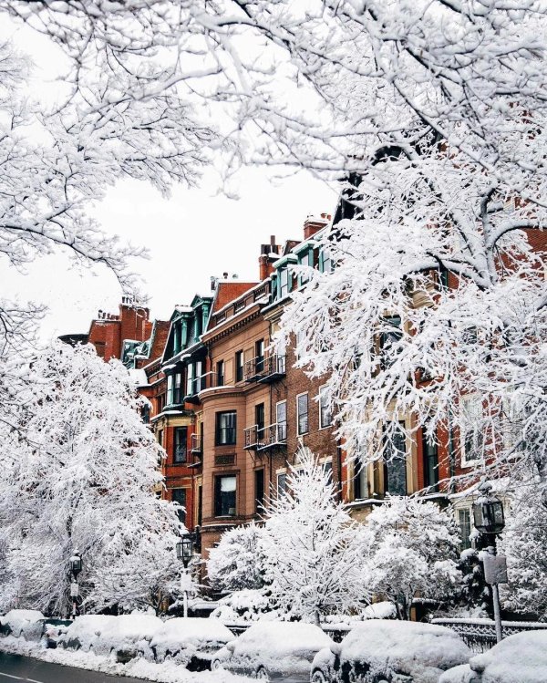 На рабочий стол зима города