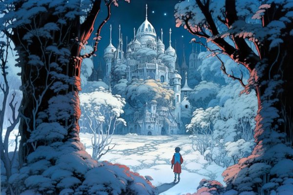 На рабочий стол зима сказочные