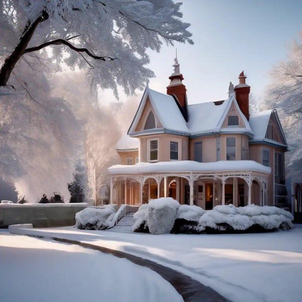 На рабочий стол зима сказочные