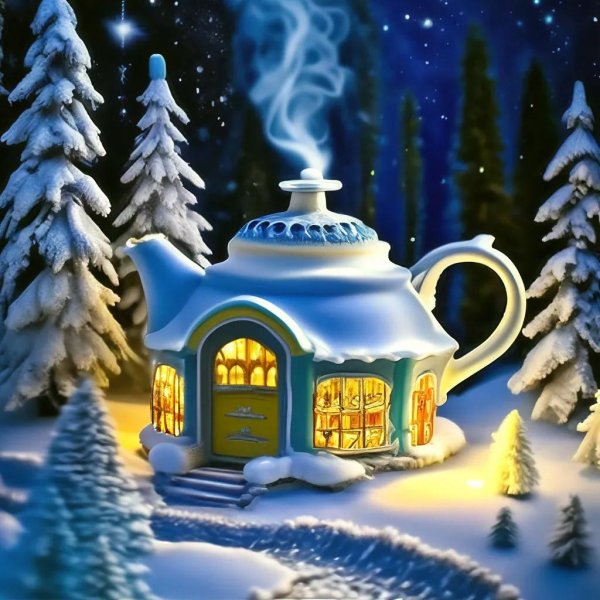 На рабочий стол зима сказочные