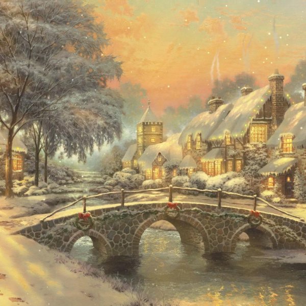 На рабочий стол зима сказочные