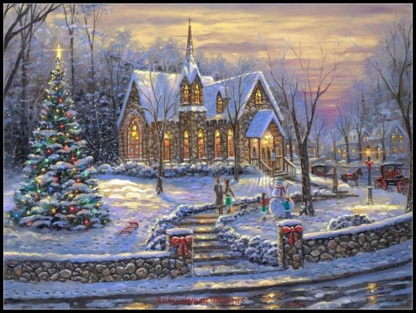 На рабочий стол зима сказочные