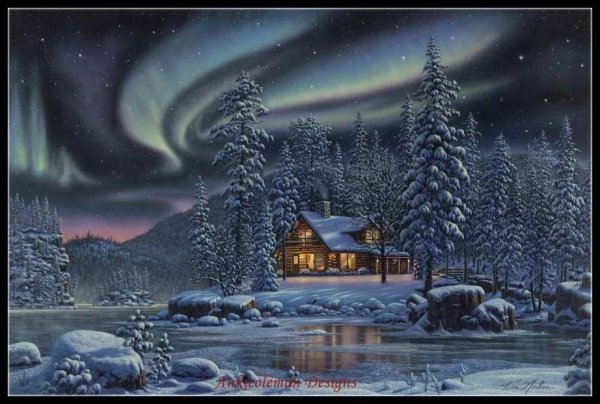 На рабочий стол зима сказочные