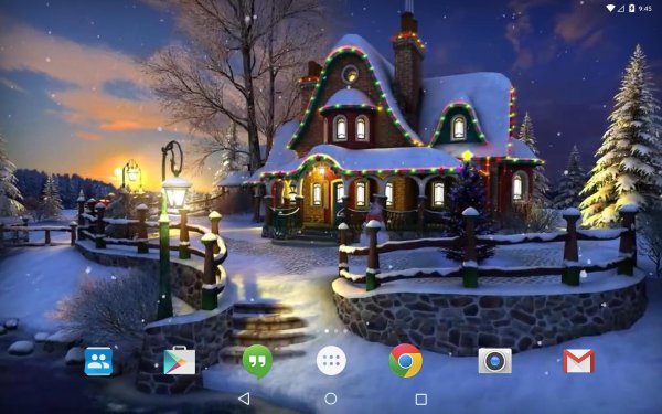 На рабочий стол зима сказочные