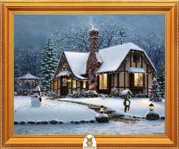 На рабочий стол зима сказочные