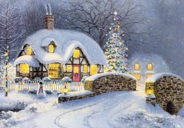 На рабочий стол зима сказочные