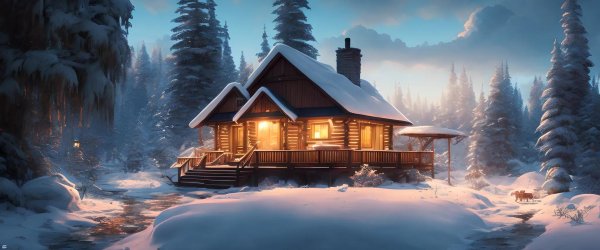 На рабочий стол зима сказочные