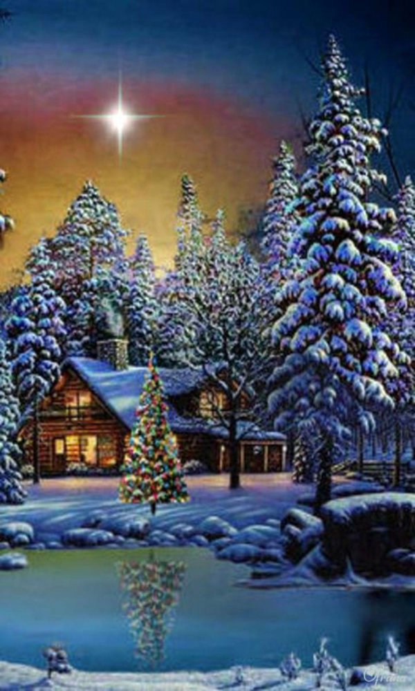 На рабочий стол зима сказочные