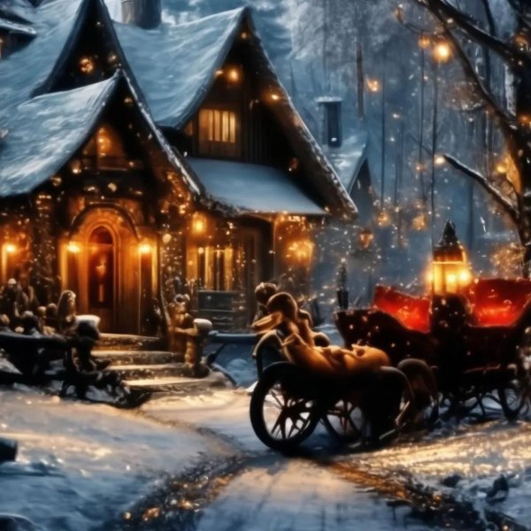 На рабочий стол зима сказочные