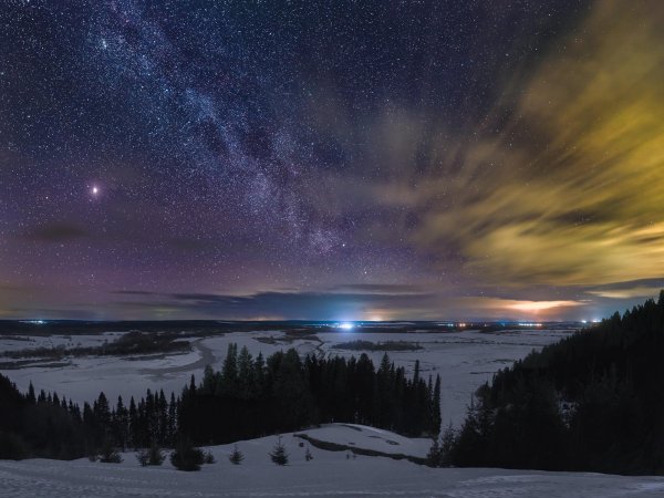 Звезды зима