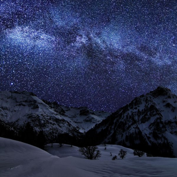 Звезды зима