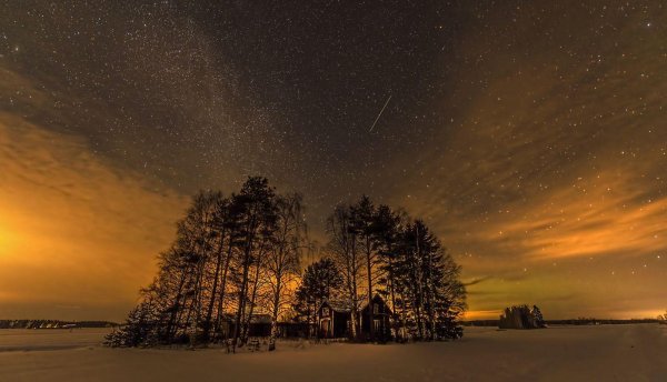 Звезды зима