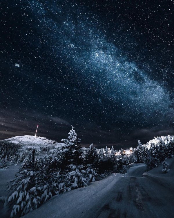 Звезды зима