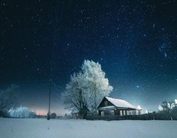 Звезды зима