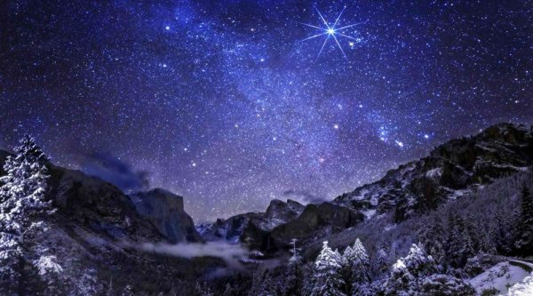 Звезды зима