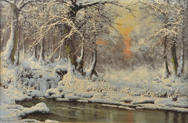 Маслом зима