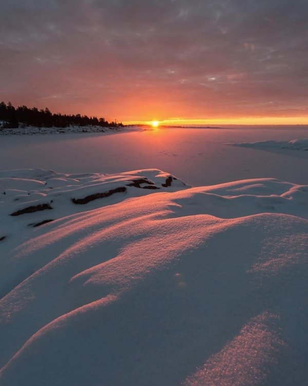 Зима восход