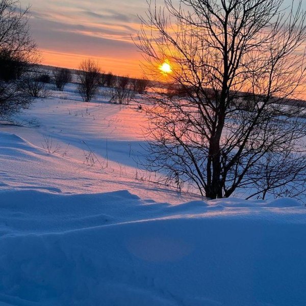 Зима восход