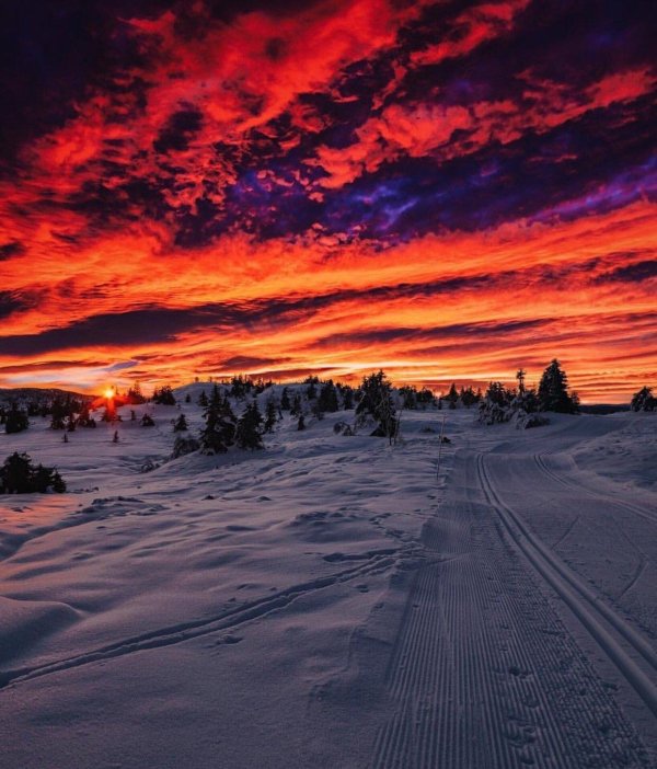 Зима восход