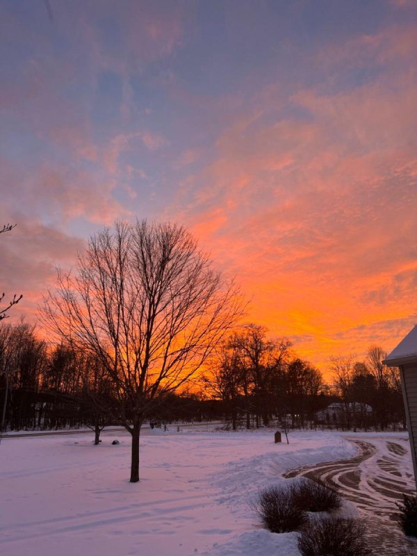 Зима восход