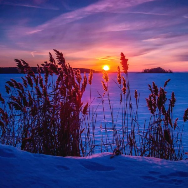 Зима восход