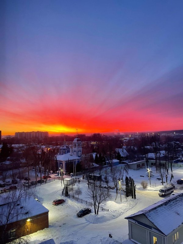 Зима восход