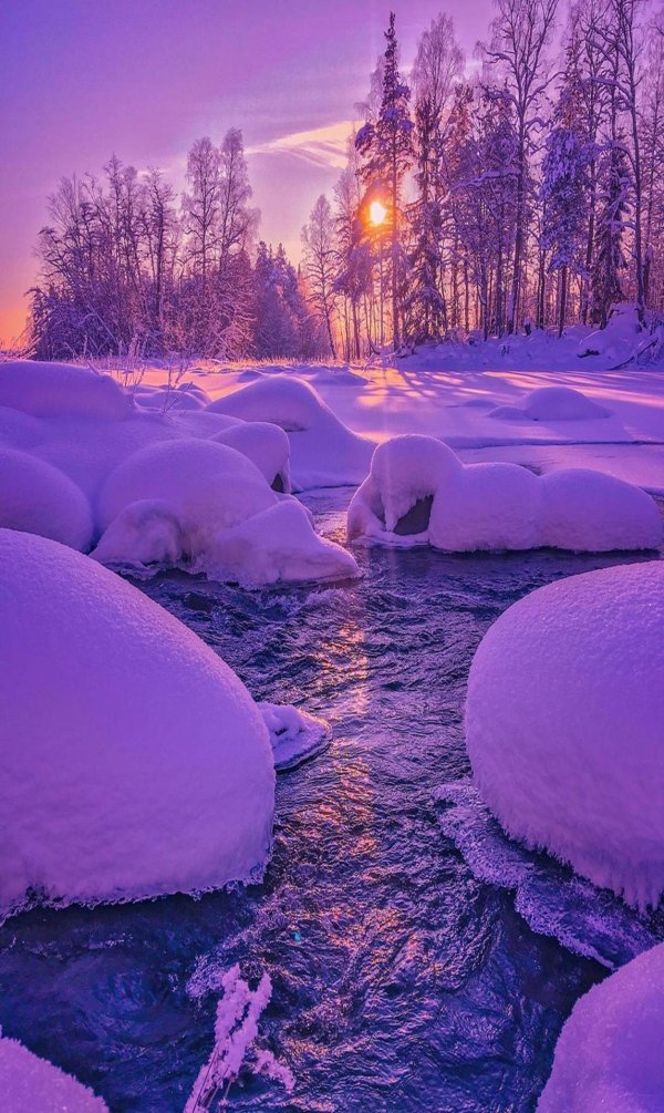 Зима восход