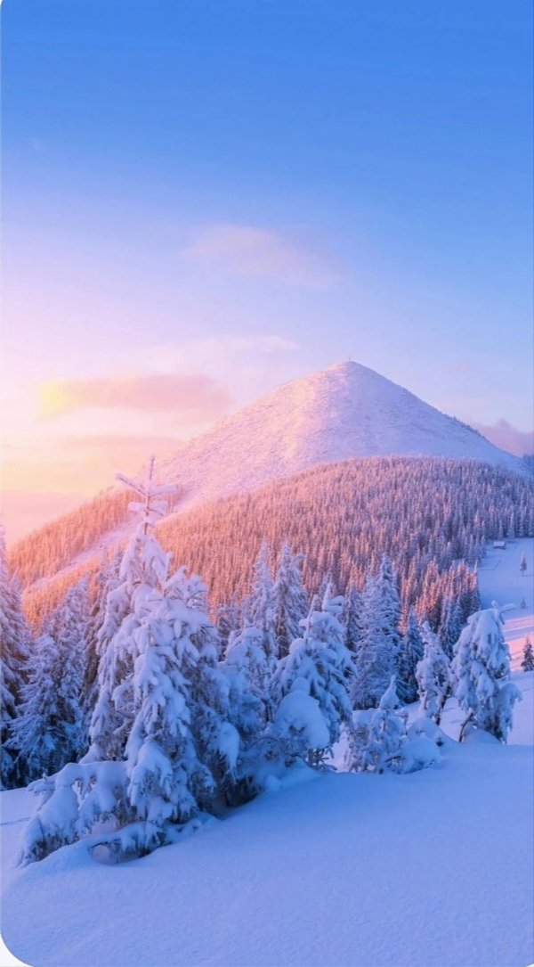 Зима восход