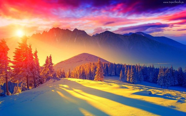 Зима восход