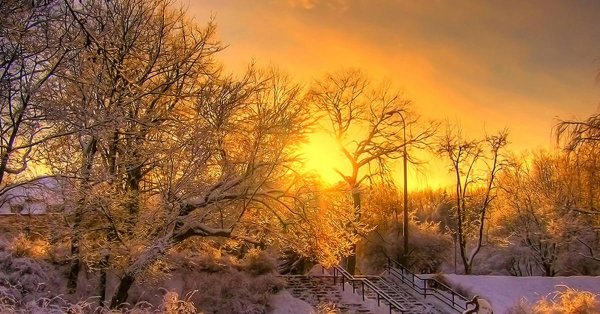 Теплая зима