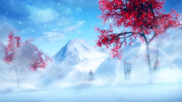 Зима аниме