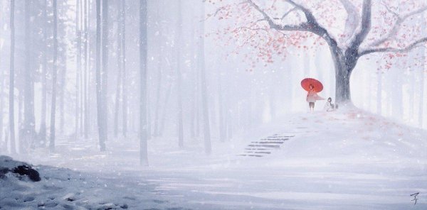 Зима аниме