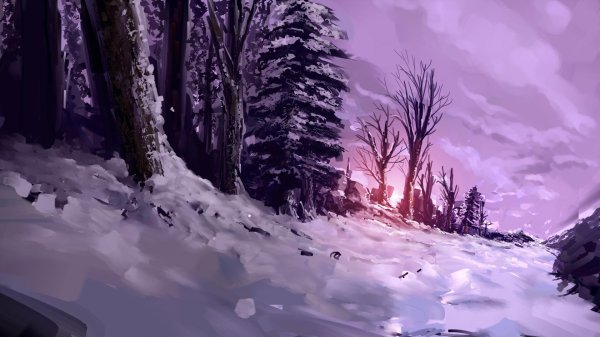 Зима аниме