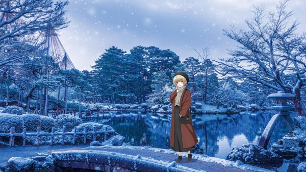 Зима аниме