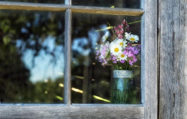 деревенские окна