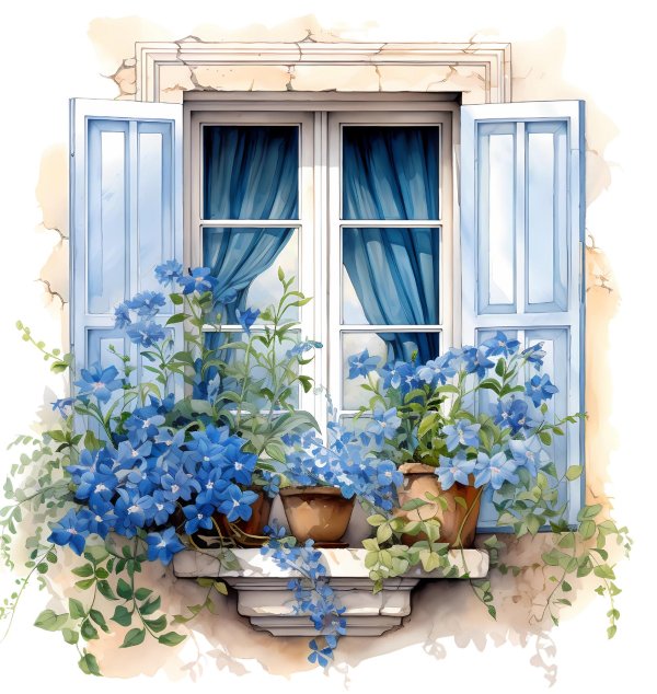 акварельная иллюстрация