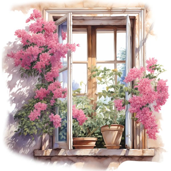 акварельная картина