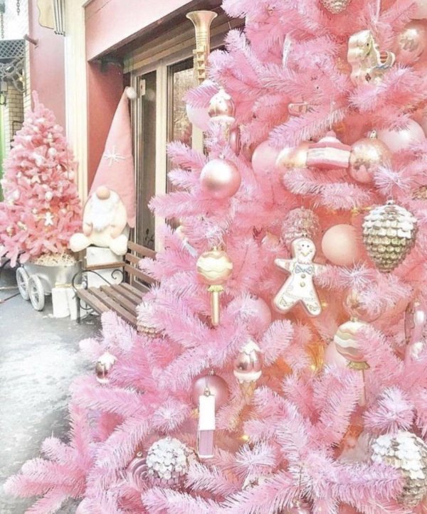 Розовая зима