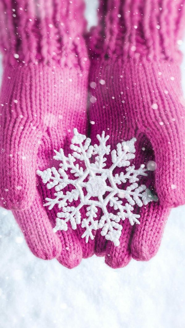 Розовая зима