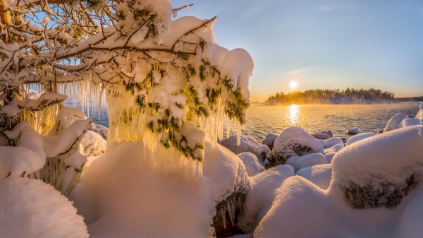 Зима карелия