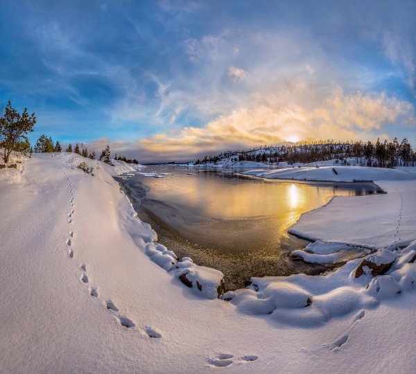 Зима карелия