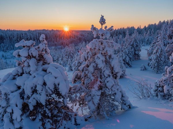 Зима карелия